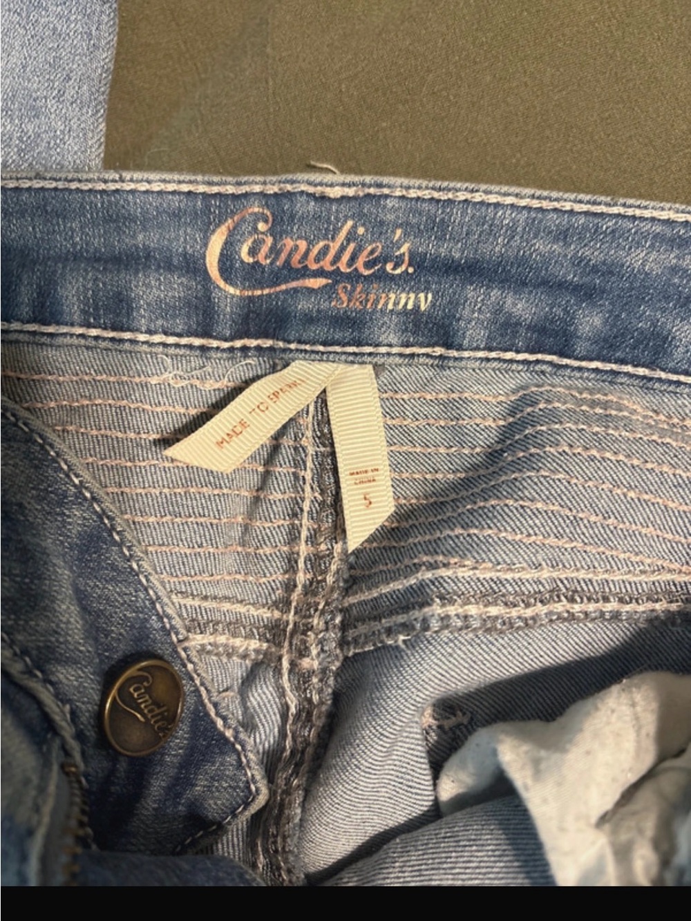 Candie's Light Blue Ankle Skinny Jeans - Picture 4 of 6